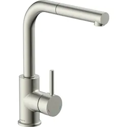 Schütte Küchenarmatur Vital mit Sensorbedienung, Wasserhahn Küche ausziehbar, energiesparende Spültischarmatur