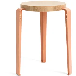 TipToe - LOU Hocker, Eiche natur / ash pink