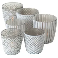 Boltze Windlicht Patty Grau