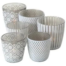 Boltze Windlicht Patty Grau