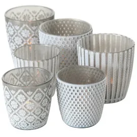 Boltze Windlicht Patty Grau