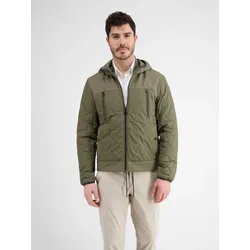 Herren Steppjacke mit Kapuze - Aged Olive - L