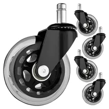 MT MALATEC Bürostuhl Rollen 22077 11 mm x 22 mm