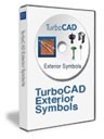 TurboCAD 3D Exterior Symbols Pack, English