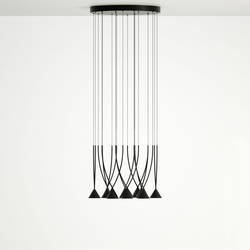 Einzigartige LED-Hängeleuchte Jewel 10 Axo Light Recyceltes Material