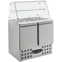 CombiSteel Gekühlte Saladette mit Glas 2 Türen