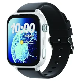 SaveFamily SaveWatch Plus 2 GPS+Cellular 49,8 mm Weiß Silikonarmband Black is Black