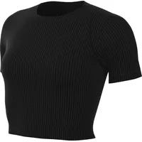 Nike Zenvy Weites, Geripptes Dri-FIT-Kurzarmshirt für Damen, HF2772