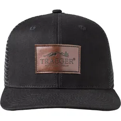 Traeger Baseball | Trucker-Mütze  inkl. braunem Leder-Patch