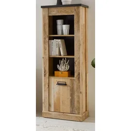 furn.design Midischrank Regalschrank 51 x 146 cm Beige