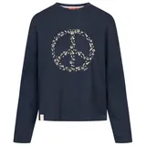 DERBE Peace Sweatshirt Blau M