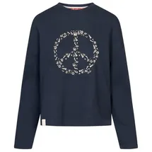 DERBE Peace Sweatshirt Blau M
