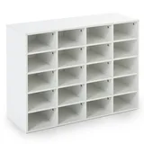 HC Home & Living Schuhschrank L 92 x 67 x 33 cm weiß / weiß