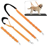 ASOCEA Hundepflege Bauchgurt Band Verstellbare Grooming Restraint Schlaufe Hundepflegeschlaufe mit 6D-Ringen Halter für Halskrause für Haustiere für Kleine Mittlere Hunde Haare Schneiden Waschen