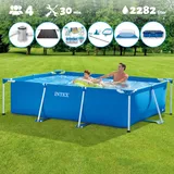 Intex – Schwimmbecken mit rechteckigem Rahmen – 260 x 160 x 65 cm – im Lieferumfang enthalten Accessoire CB97