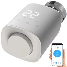 Revolt Programmierbares Heizkörperthermostat mit Bluetooth App LED-Display