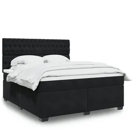 vidaXL Boxspringbett 180 x 200 cm Schwarz
