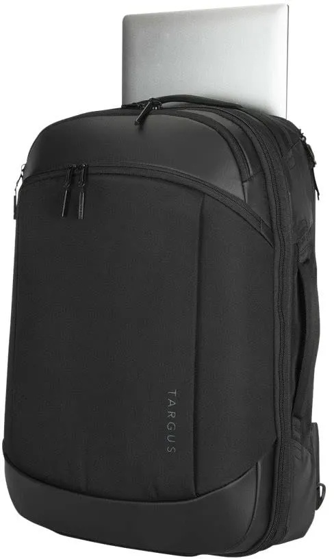 Targus TBB612GL 15,6" EcoSmart Mobile Tech Traveler XL-Rucksack - Schwarz Ergonomische Clamshell-Design