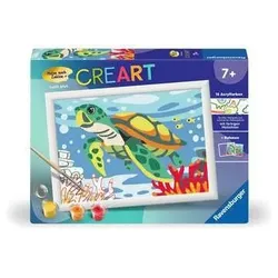 Ravensburger CreArt Malen nach Zahlen 23993 Meeresschildkröte ab 7 Jahren