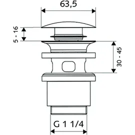 Schell Waschtischablaufventil Ablaufgarnitur verchromt 020000699