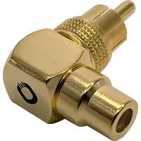Oehlbach Sound-AD 90 - Winkeladapter Cinch 90° (Winkelstecker auf