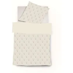 fleuresse Bettwäsche Black Premium 155 x 220 cm Satin Beige Creme