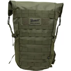 Rucksack BRANDIT "Brandit Cooper Rolltop", grün (olive), Polyester, Rucksäcke