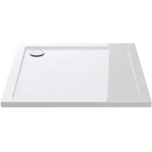 mai & mai Duschwanne 75x75x4cm Duschtasse aus hochwertigem Acryl Faro in weiß, Form: Quadratisch