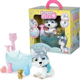 Simba Pamper Petz Husky mit Badewanne und Zubehör