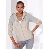 CREATION L Modal-Mix-Shirtjacke silberfarben 40