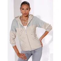 CREATION L Modal-Mix-Shirtjacke silberfarben 40
