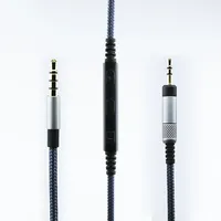 KetDirect Ersatzkabel für Bose QuietComfort 25 / 35 / QC25 / QC35 Kopfhörer, Lautstärkeregler und Mikrofon, kompatibel mit iPhone, iPod, iPad, iOS