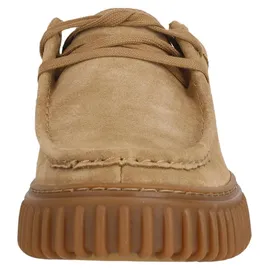 CLARKS Torhill Lo Herren Dark Sand Suede 45