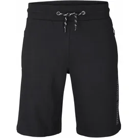 Bruno Banani Sweatshorts "Regular Fit", Herren, Gr. L (52/54), N-Gr, schwarz, Sweatware, Obermaterial: 100% Baumwolle, unifarben, bequem kurz, Hosen Sweatshorts, Topseller