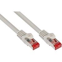 Good Connections Cat. 6 Ethernet LAN Patchkabel mit Rastnasenschutz RNS, S/FTP, PiMF, PVC, 250Mhz, Gigabit-fähig (10/100/1000-Base-T Ethernet Netzwerke), für Patchfelder, Patchpanels, Switch, Router, Modems, grau, 40m