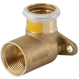 Geberit Mapress Kupfer Anschlusswinkel 90 Grad Gas CW602N, d 15mm, Rp 1/2′′, L1 4,3cm