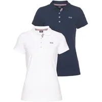 H.I.S. H.I.S Poloshirt, (2er-Pack), Kurzarm, figurbetonte Passform, mit klassischem