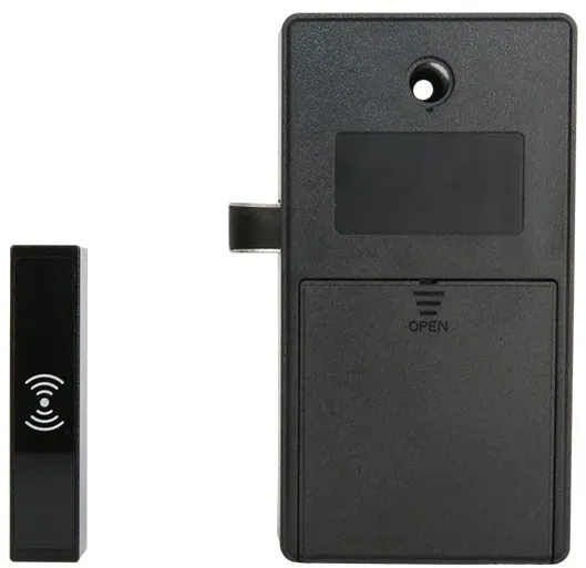 Schloss mit RFID-Kartenleser F131, Aluminium, schwarz