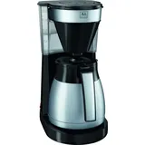 Melitta Easy Top Therm Steel schwarz/silber