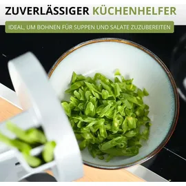 Westmark Bohnenschneider Gemüsereibe 1-tlg. Silber