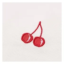 BENETTON - 4er-Set Tischsets, 45x35cm 180GSM aus Baumwolle, Creme und Rot