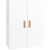 VidaXL Hängeschrank Hochglanz-Weiß 69,5x34x90 cm