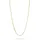 Thomas Sabo Figaro-Design Charm-Kette goldfarben 18k Vergoldung Größe 45