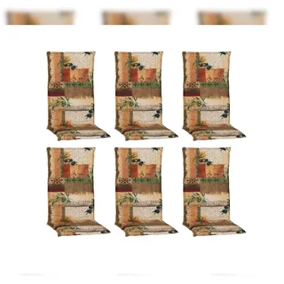 beo 6er Set- M409 Glasgow Hochlehner, grün, gelb, beige,