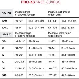 G-Form pro-x3 Knieprot. pro-x3s schwarz - Schwarz