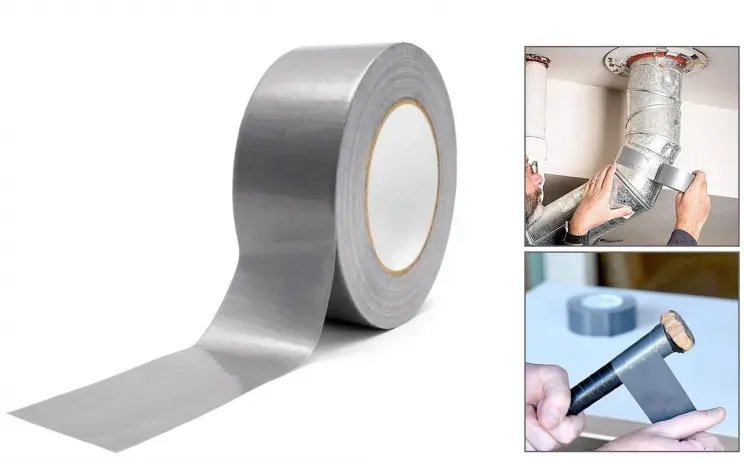Universelles Klebeband, graues Planenklebeband, 20 m x 50 mm