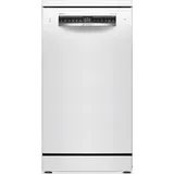 Freistehender geschirrspüler (45 cm). Home connect. 44 db. 10 maßgedecke. 6 programme. 5 optionen. Weiß. Besteckschublade.