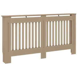 vidaXL Heizkörperverkleidung 152x19x81,5 cm MDF