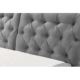 Jockenhöfer Gruppe Boxspringbett »Chelsea« mit Kaltschaum-Topper grau