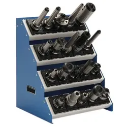 CNC-Tischaufsatzgestell Breite 575mm, TAG 4 mit 2 Etagen inkl. Einsätze